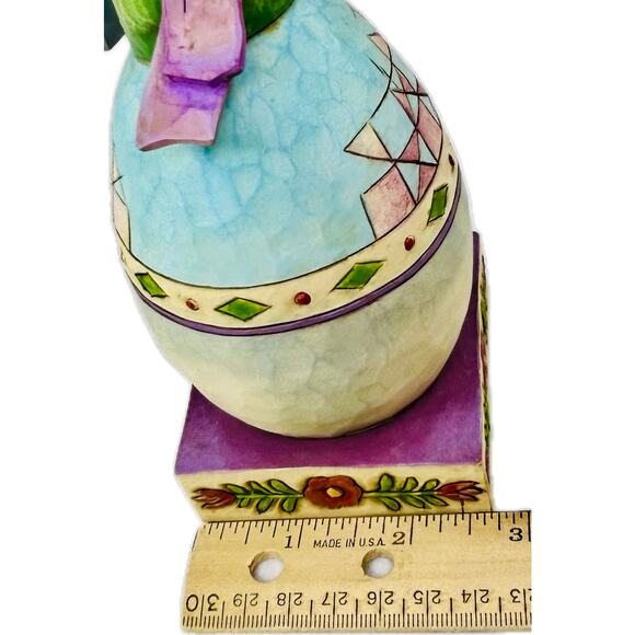 Jim Shore WARM AND COZY 2008 Snowman Figurine with Birdhouse and Bird #4010362 - Picture 10 of 10